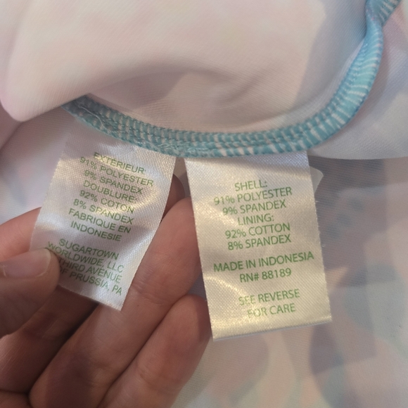 Lilly Pulitzer Girls Dress Size 14 Floral High Neck Scallop Hem - Picture 7 of 7